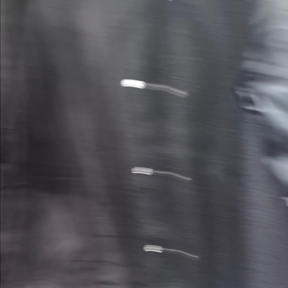 Divided Black Bomber Jacket with P/U Sleeves - Picture 4 of 6